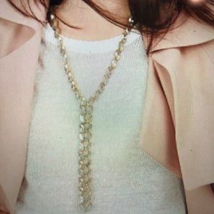 Baublebar Y Necklace Iridescent Gemstone Lariat